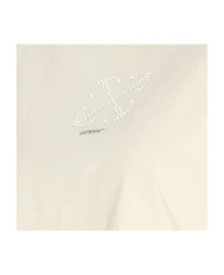 Off-White Small Arrow Pearls Cropped T-shirt -Italist Store 3ff9b9a3a3949f3a38c035f6a748d63f