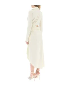 Off-White Asymmetric Cut-out Jersey Dress -Italist Store 43d4e77a1c2223c5683d7cce27700faa
