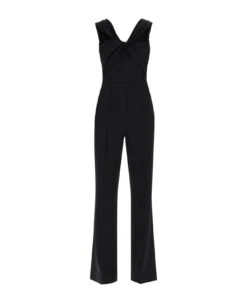 Jumpsuit With Twisted Neckline