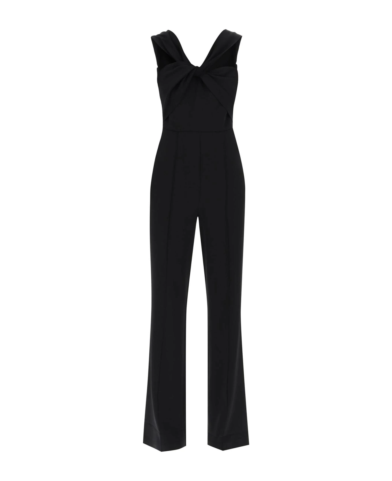 Jumpsuit With Twisted Neckline 1 Jumpsuit With Twisted Neckline
