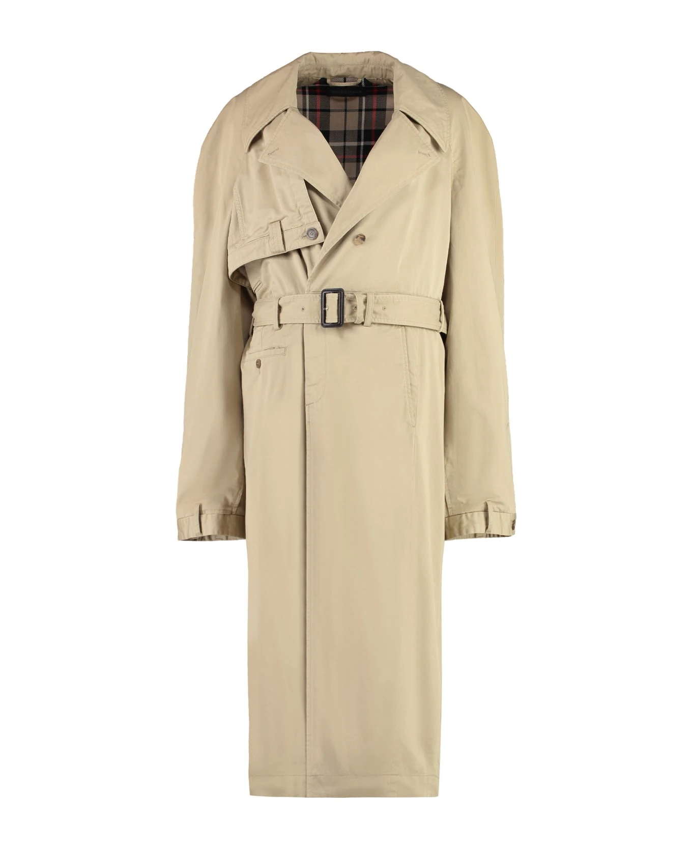 Balenciaga Cotton Trench Coat 1 Balenciaga Cotton Trench Coat
