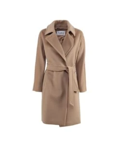 Max Mara Wool And Cashmere Wrap Coat