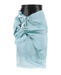 Maison Margiela Decortique Skirt With Built-in Briefs In Latex