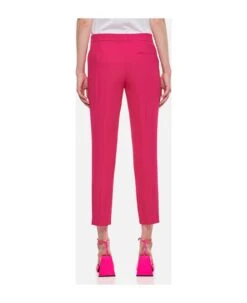 Alexander McQueen Viscose Crepe Cigarette Trousers -Italist Store 4809b676598d67d6c5d3b87e4c75d0f1
