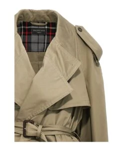 Balenciaga 'folded' Trench Coat -Italist Store 4869c789bd1434dd9d41790d4a9e55ff