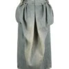 Maison Margiela Pleated Denim Skirt