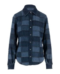 Chloé Denim Patchwork Shirt