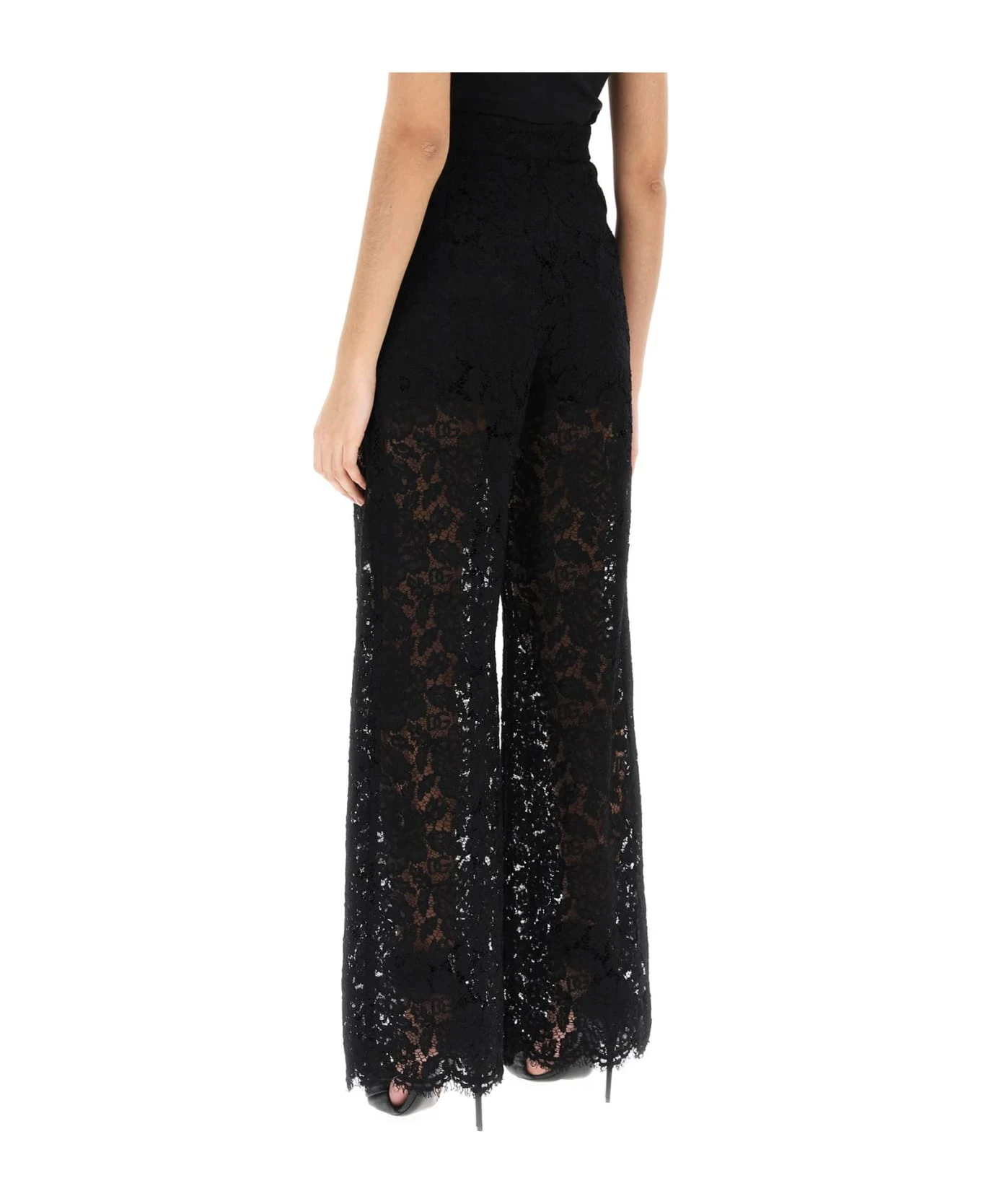 Dolce & Gabbana Flared-leg Lace Pants 3 Dolce & Gabbana Flared-leg Lace Pants - Image 3