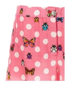 Versace 'heritage Butterflies & Ladybugs Polka Dot' Capsule Shorts -Italist Store 4bf2ae5aefc8a91fa445eb05fcc073a4