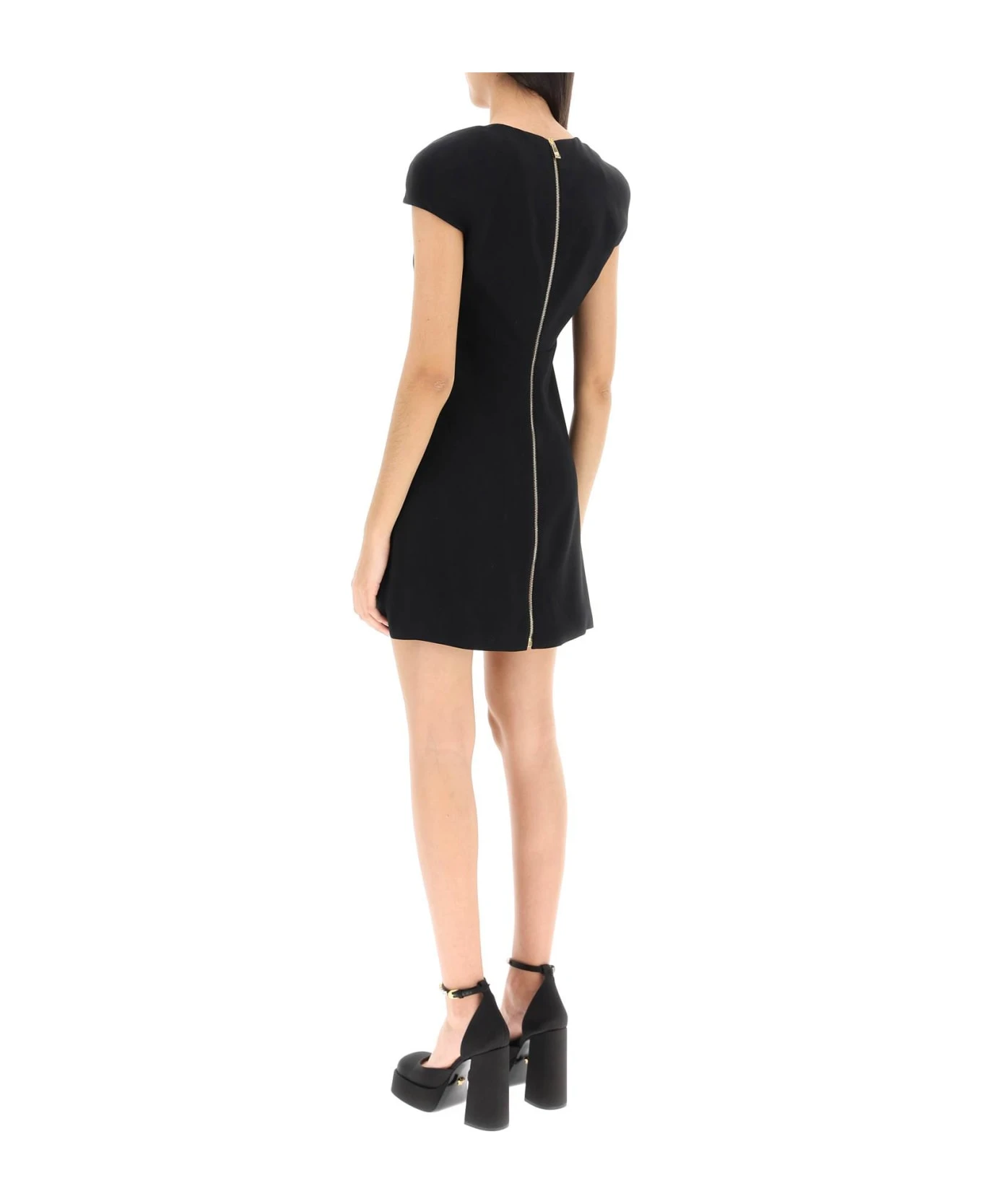 Versace Crepe Mini Dress 3 Versace Crepe Mini Dress - Image 3