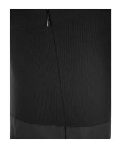 Alexander McQueen Midi Dress With Asymmetrical Draping In Black -Italist Store 4da443d1fa7736c0bc2e5d0fb6c99c8b