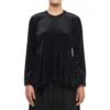 Comme Des Garcons Velour Long Sleeves Top