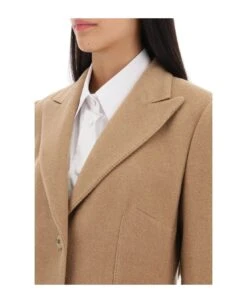 Dolce & Gabbana Shaped Coat In Camel -Italist Store 5183b2b5f7b9387f47fdc94cdeb06db9
