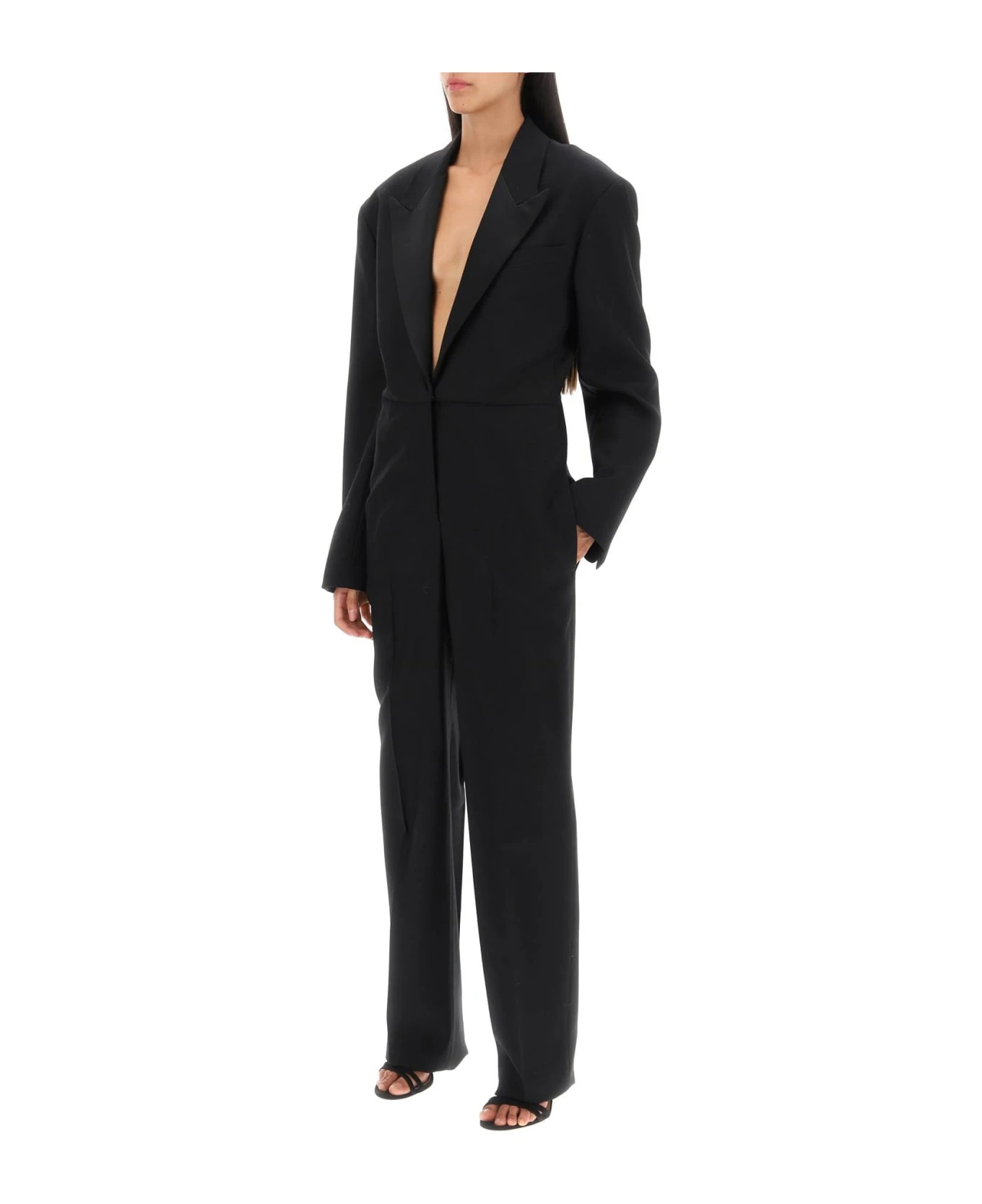 STELLA MCCARTNEY Wool Tuxedo Jumpsuit 4 STELLA MCCARTNEY Wool Tuxedo Jumpsuit - Image 4