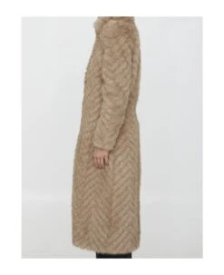 Balenciaga Round Shoulder Fitted Coat -Italist Store 52b26e96ecebf7be06dc838c00a5d55b