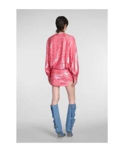 Gael Dress In Rose-pink Polyester -Italist Store 5386bc9057aea0958f11559239b61bf3