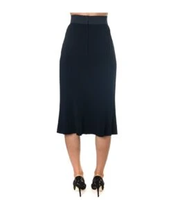 Dolce & Gabbana Cady Black Skirt -Italist Store 5454f533e010cba74a6db2198bdca7ae