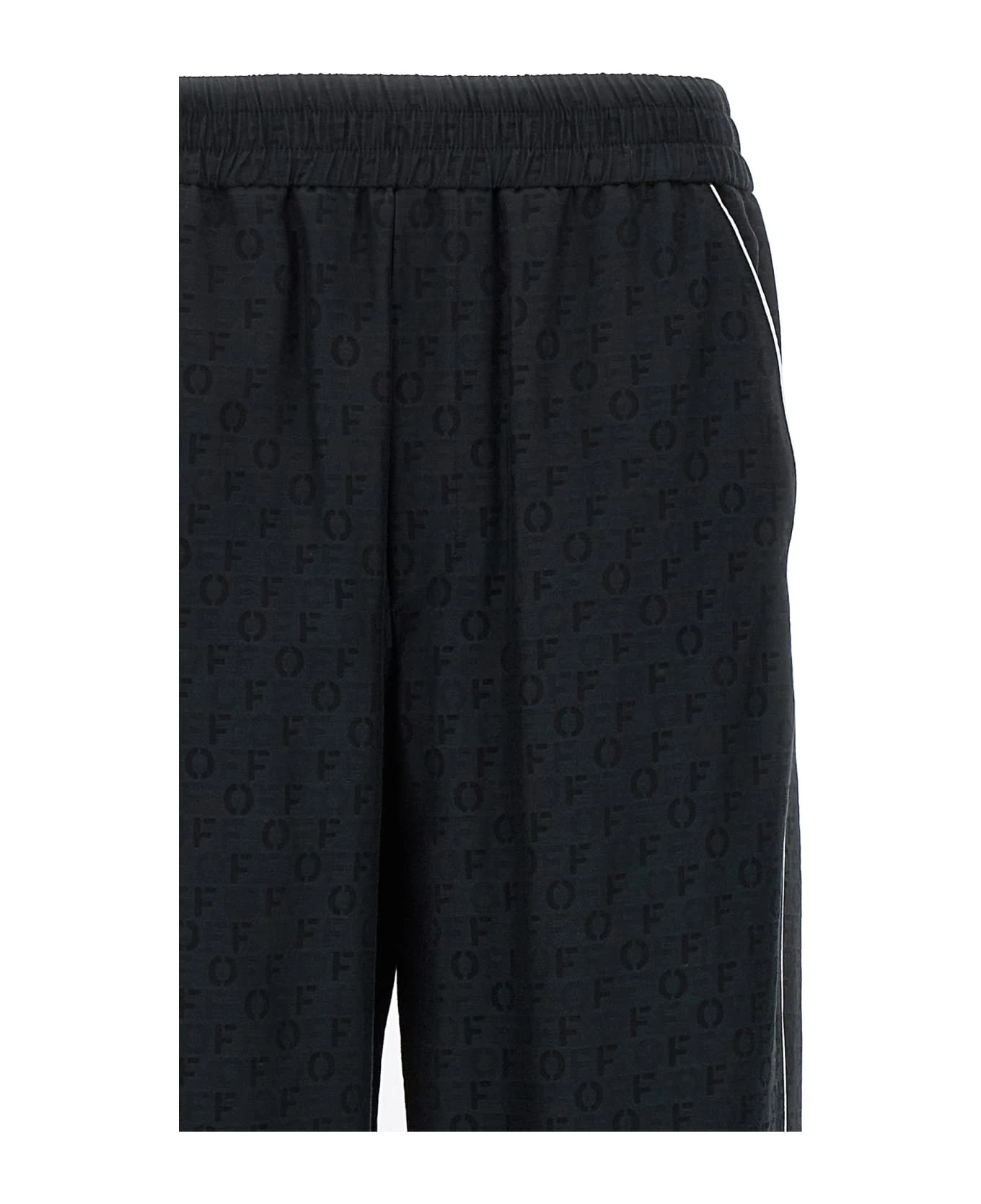 Off-White Off Jacquard Pajama' Pants 3 Off-White Off Jacquard Pajama' Pants - Image 3