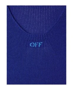 Off-White Hole Net Long Dress -Italist Store 57f81299a7ae93696f1b674726797866