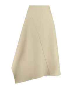 Bottega Veneta Cotton Midi Skirt