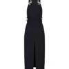 Midi Dungarees Dress