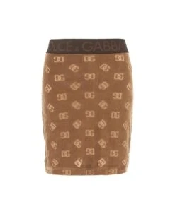 Dolce & Gabbana Dg Motif Mini Skirt