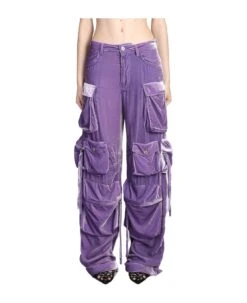 Fern Pants In Viola Viscose