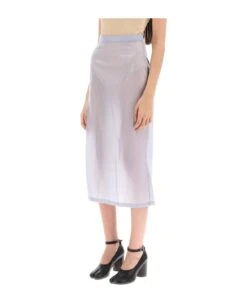 Maison Margiela Pencil Skirt In Semi-sheer Nylon 7 Maison Margiela Pencil Skirt In Semi-sheer Nylon -Italist Store 5acde9061863e73c3b6a0add58244004