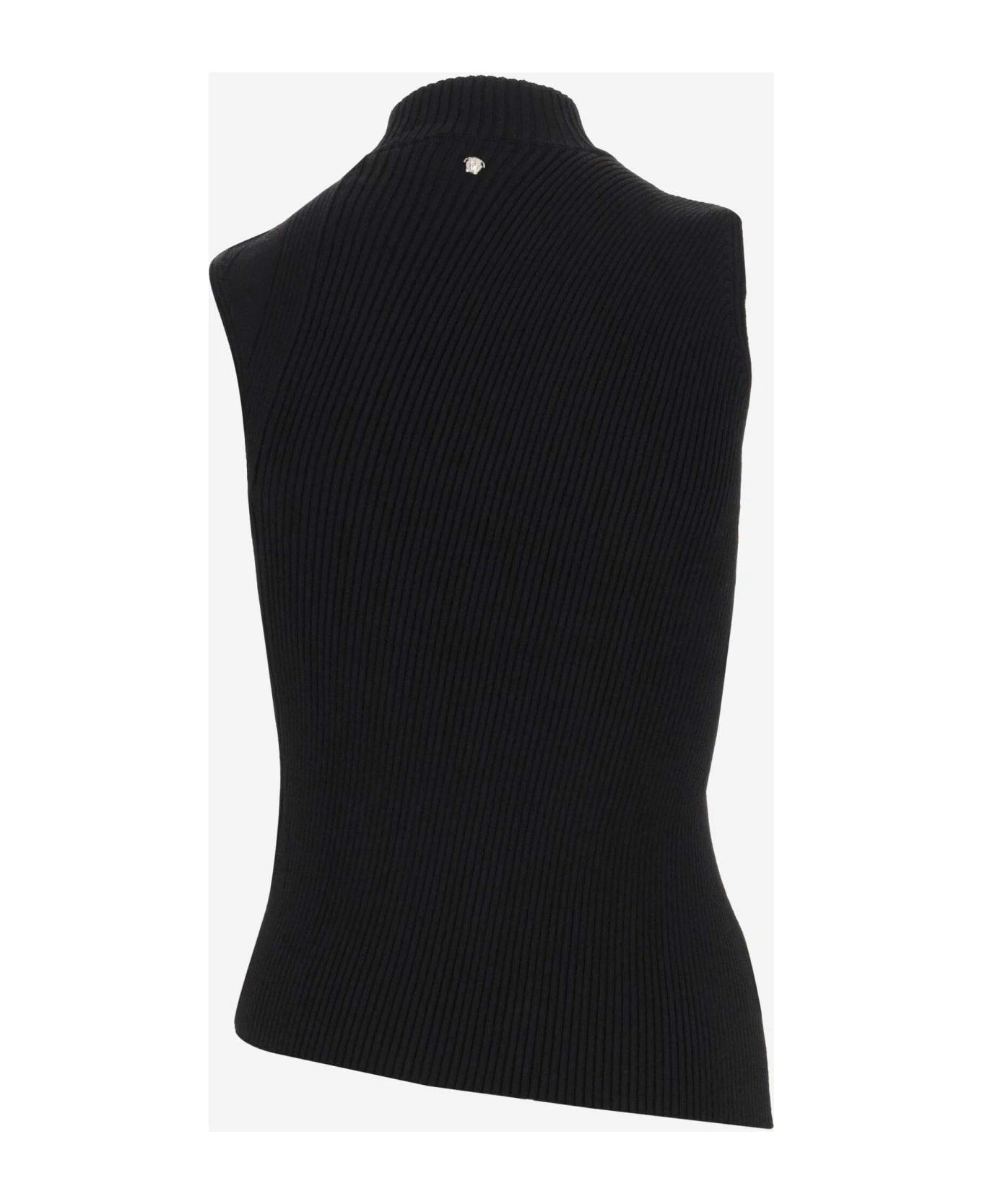 Versace Stretch Viscose Jersey Top 2 Versace Stretch Viscose Jersey Top - Image 2