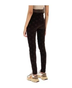 Dolce & Gabbana Leggings In Monogram Chenille -Italist Store 5da5c093b4a5b764bacdd49da0428829
