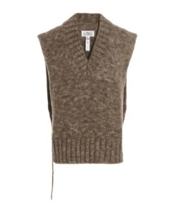 Maison Margiela Sleeveless Knit Cape