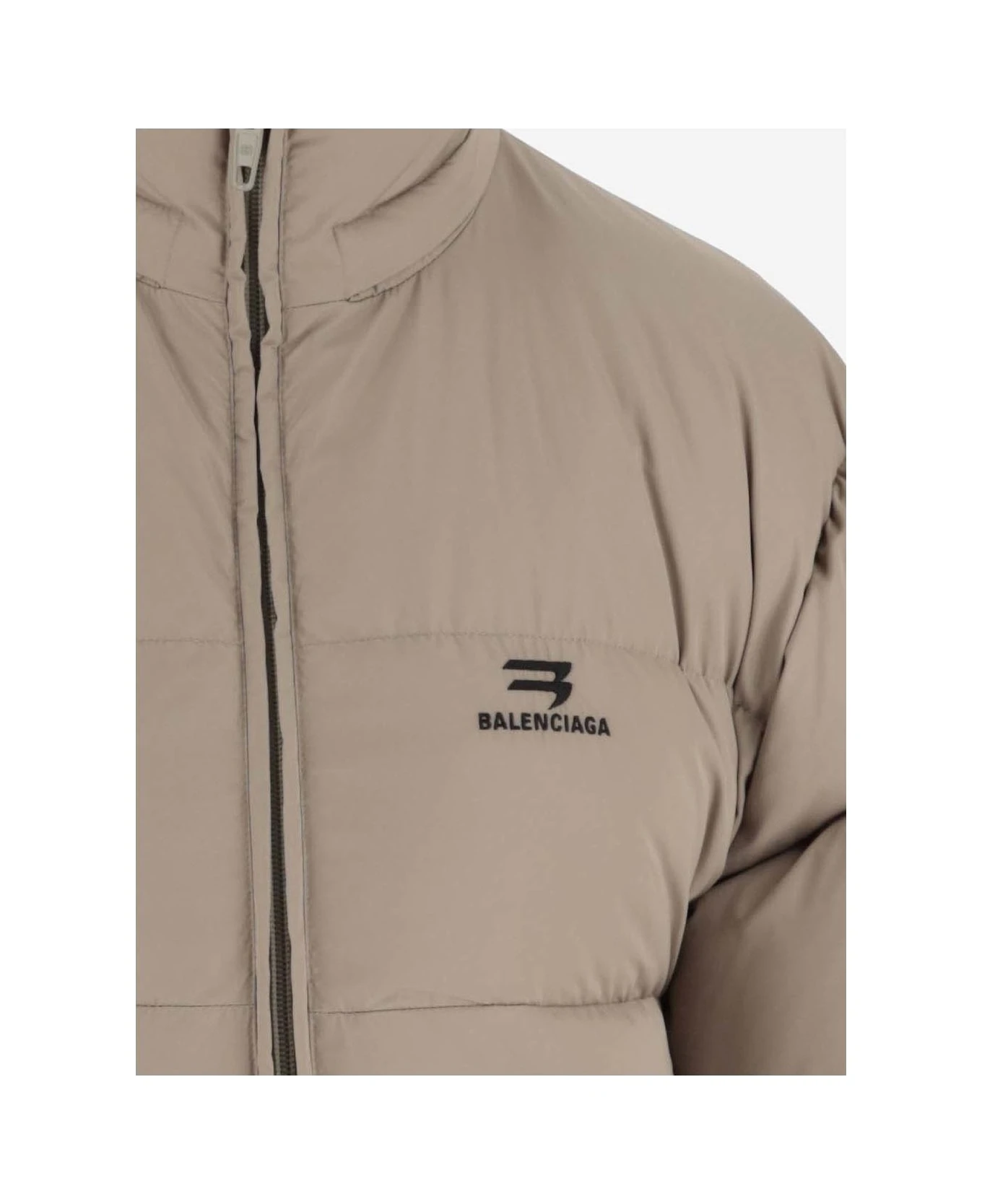 Balenciaga Nylon Down Jacket With Logo 3 Balenciaga Nylon Down Jacket With Logo - Image 3