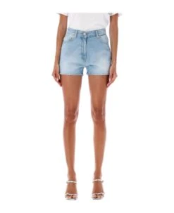 Versace Butterflies Denim Shorts