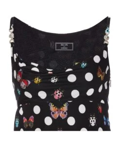 Versace Butterflies Mini Dress -Italist Store 6252c702ede666804bb0abdceb249443