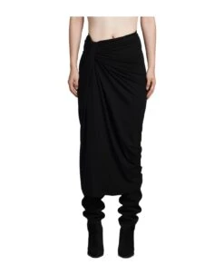 Jeldia Skirt In Black Viscose