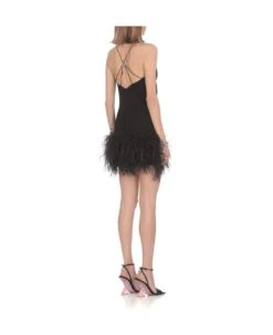 Dress With Feathers 7 Dress With Feathers -Italist Store 6336c16d6b3e3970c8e10eb65afb4804