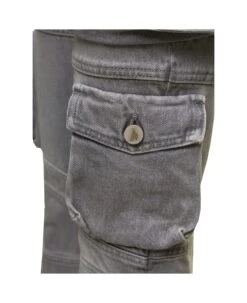 'essie' Grey Low-waisted Multi-pockets Jeans In Denim Woman -Italist Store 65005e63a23d04352febb2502238802f