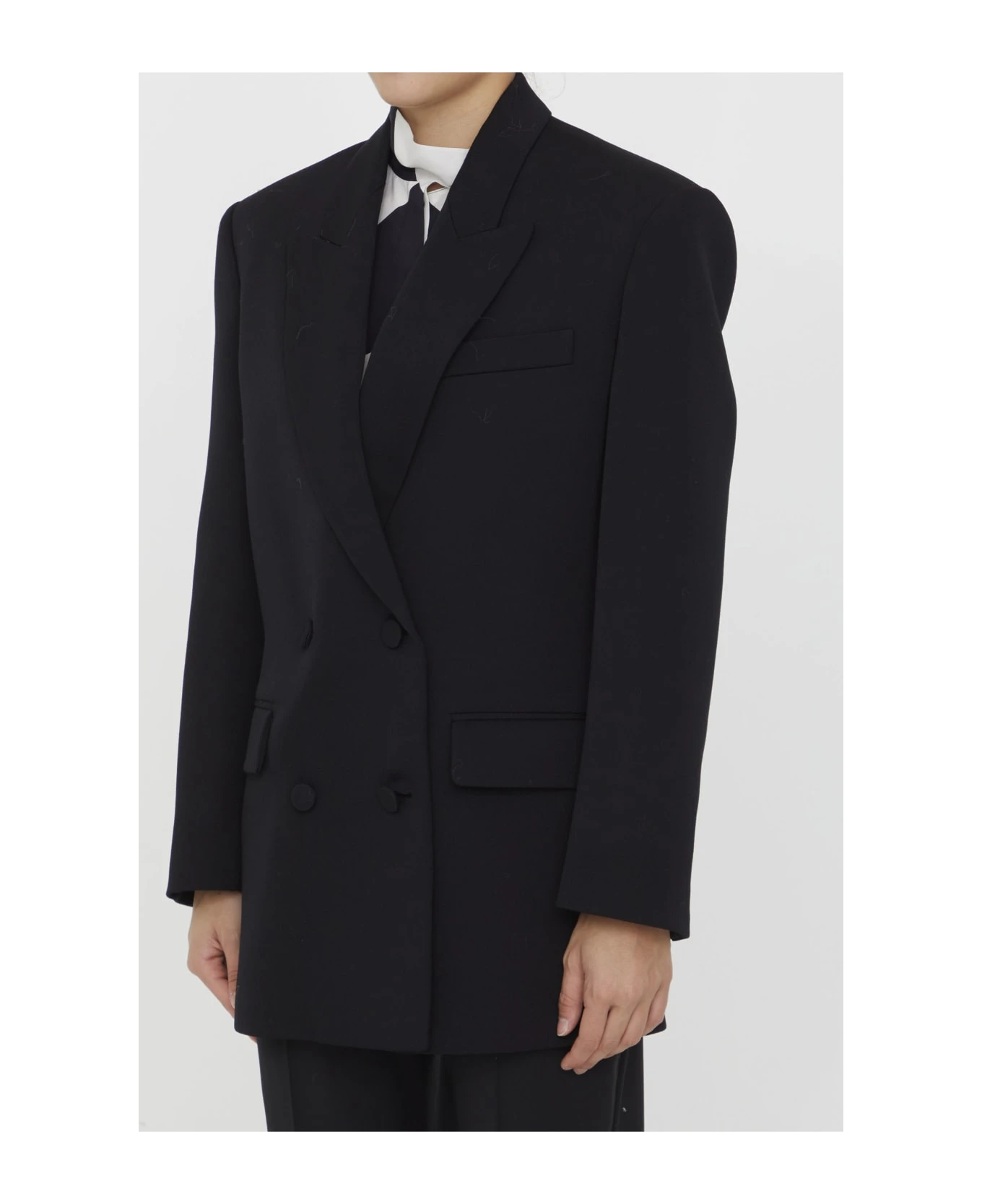 Valentino Garavani Crepe Couture Blazer 2 Valentino Garavani Crepe Couture Blazer - Image 2