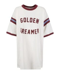 Golden Goose Journey W's T-shirt Dress S/s Patch Golden Dreamer