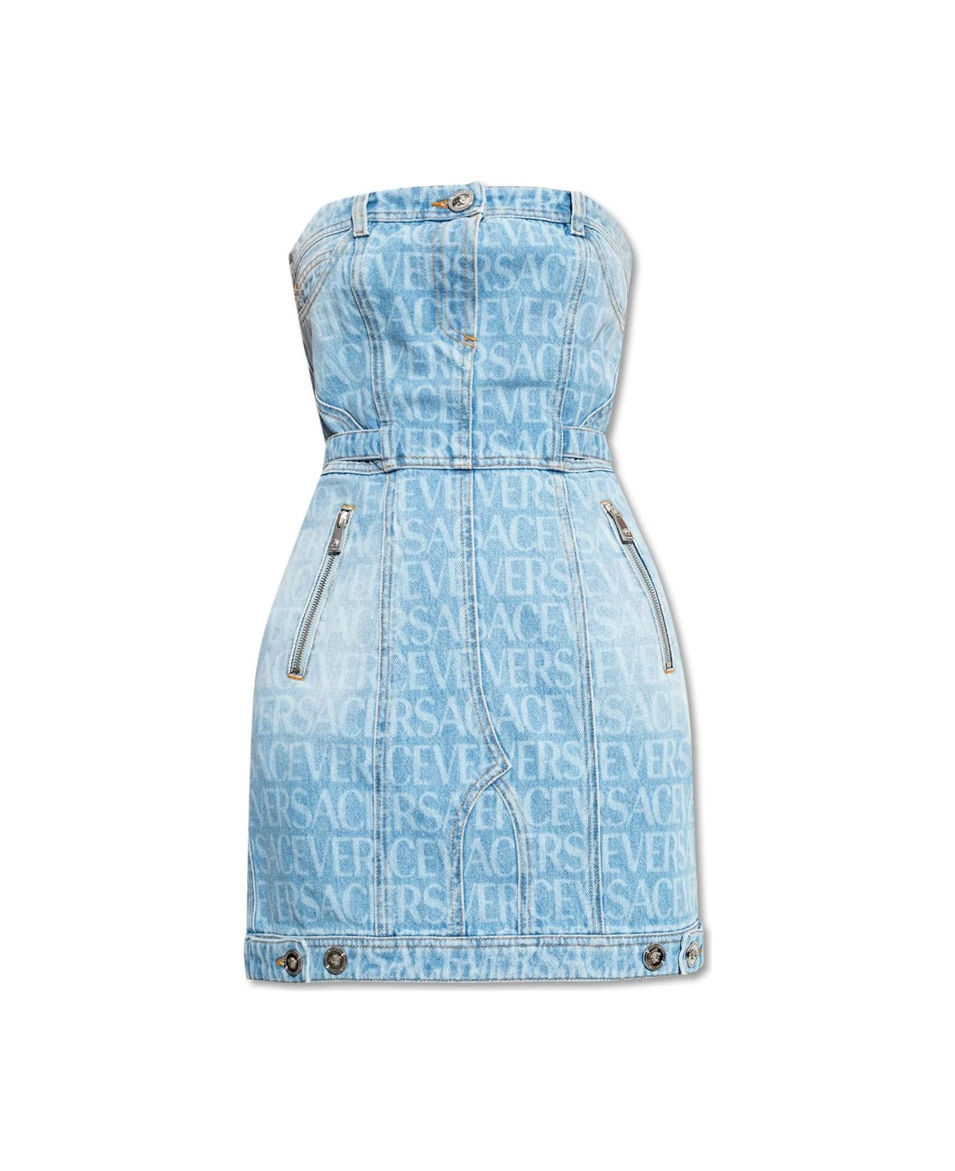 Versace Denim Dress From 'la Vacanza' Collection 1 Versace Denim Dress From 'la Vacanza' Collection