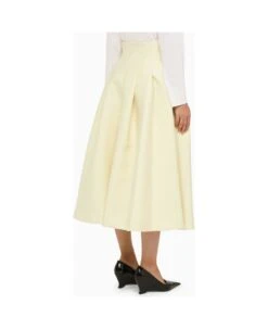 Bottega Veneta Camomile Wool Midi Skirt 5 Bottega Veneta Camomile Wool Midi Skirt -Italist Store 66c3459649bed40d60fde6ccd412e96d