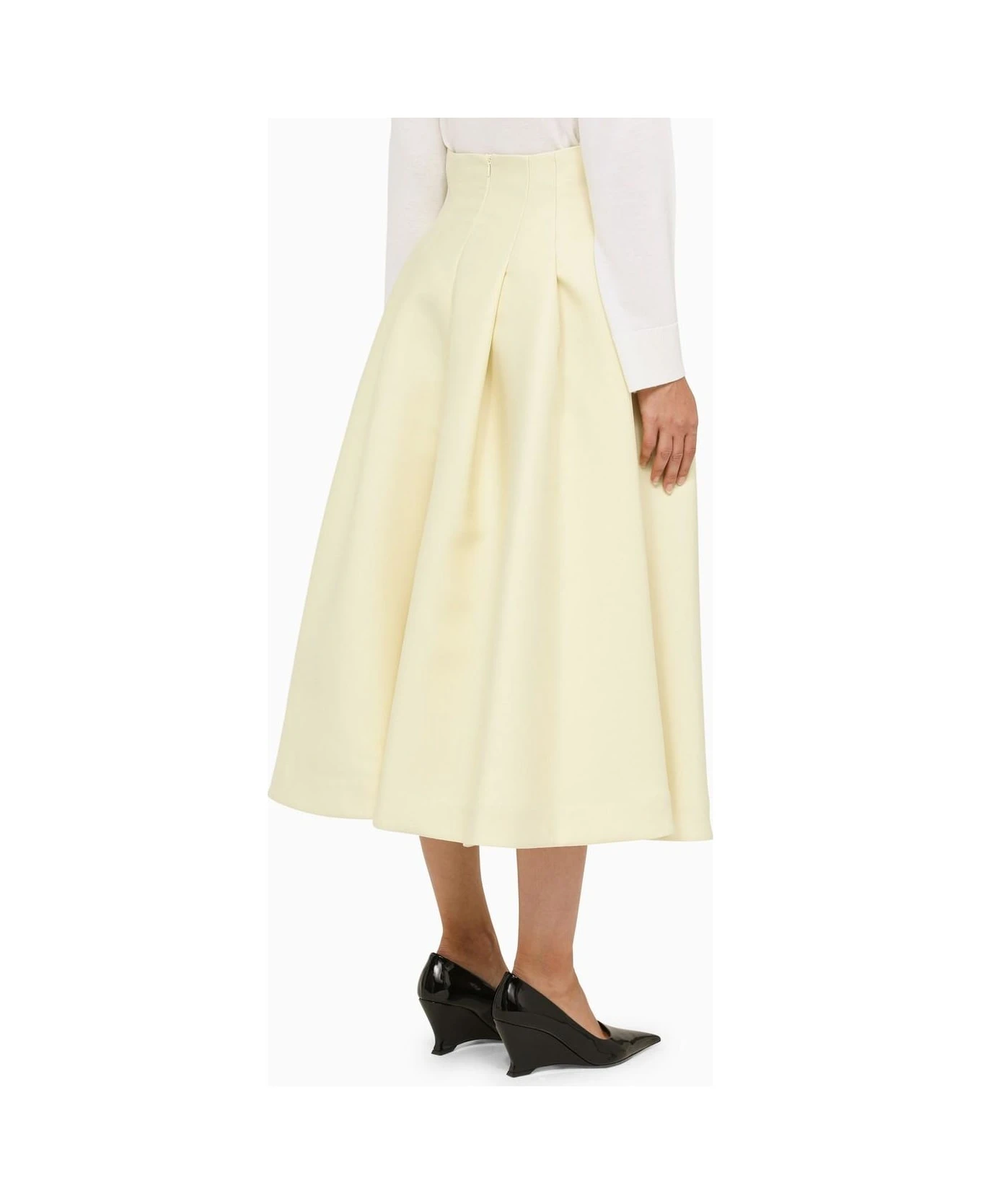 Bottega Veneta Camomile Wool Midi Skirt 3 Bottega Veneta Camomile Wool Midi Skirt - Image 3