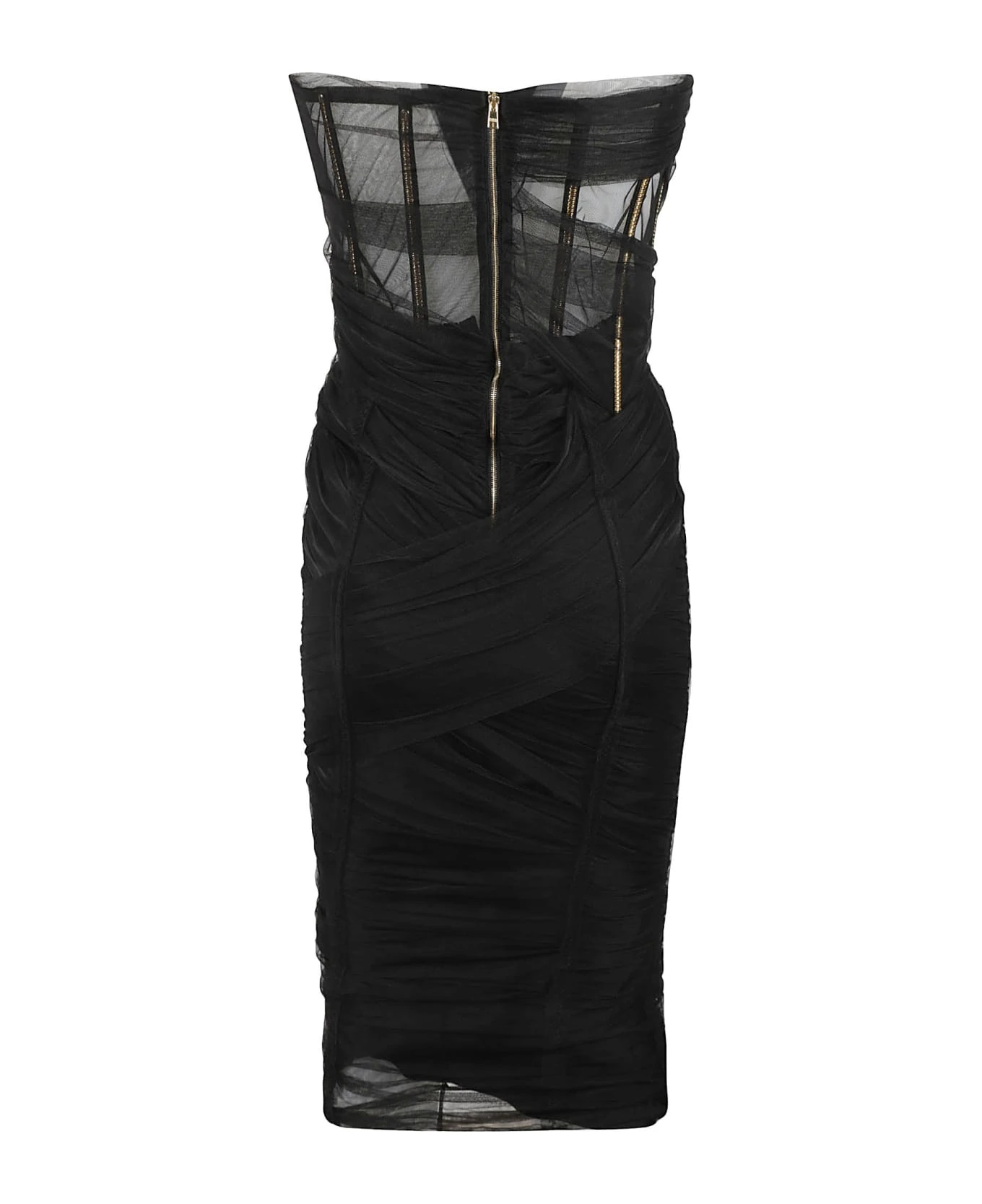 Dolce & Gabbana Wrap Sleeveless Dress 2 Dolce & Gabbana Wrap Sleeveless Dress - Image 2