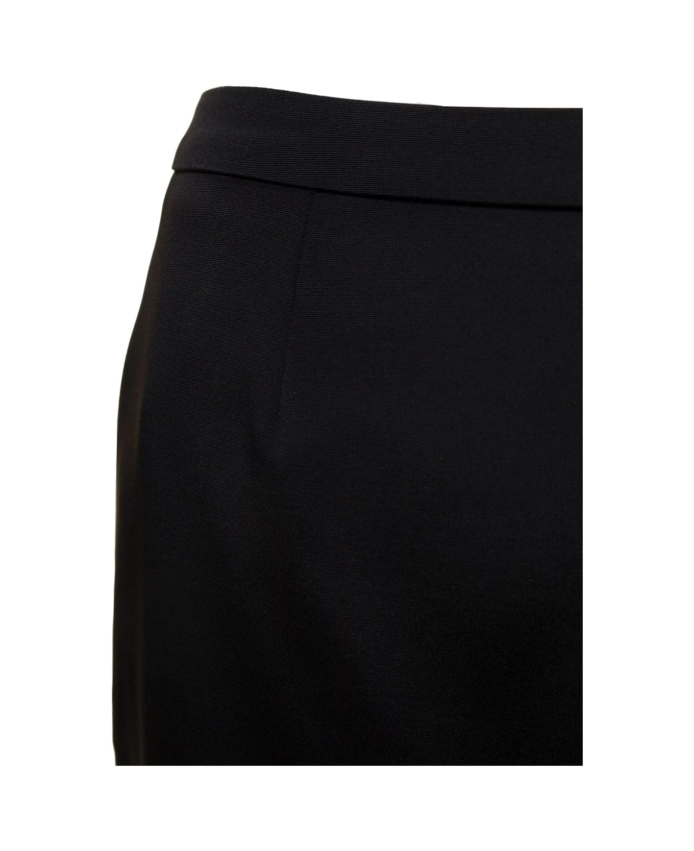 Dolce & Gabbana Black Longuette In Technical Fabric Woman 3 Dolce & Gabbana Black Longuette In Technical Fabric Woman - Image 3