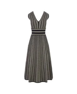 Max Mara Multicoloured Biavo Midi Dress