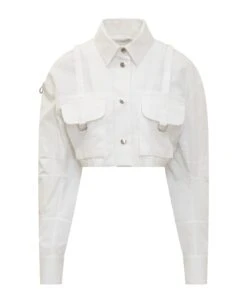Off-White Poplin Cargo Shirt