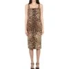 Dolce & Gabbana Charmeuse Longuette Dress