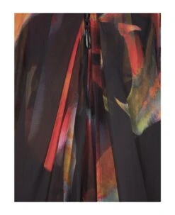 Alexander McQueen Printed Black Bustier Evening Dress -Italist Store 68a0e27c44c84d181b8bfbb1a37cfb66