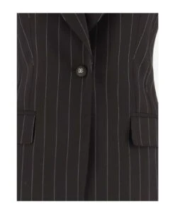 Dolce & Gabbana Stretch Wool Pinstripe Jacket -Italist Store 69d92b93e0c4d479079a0ae5108a70f3