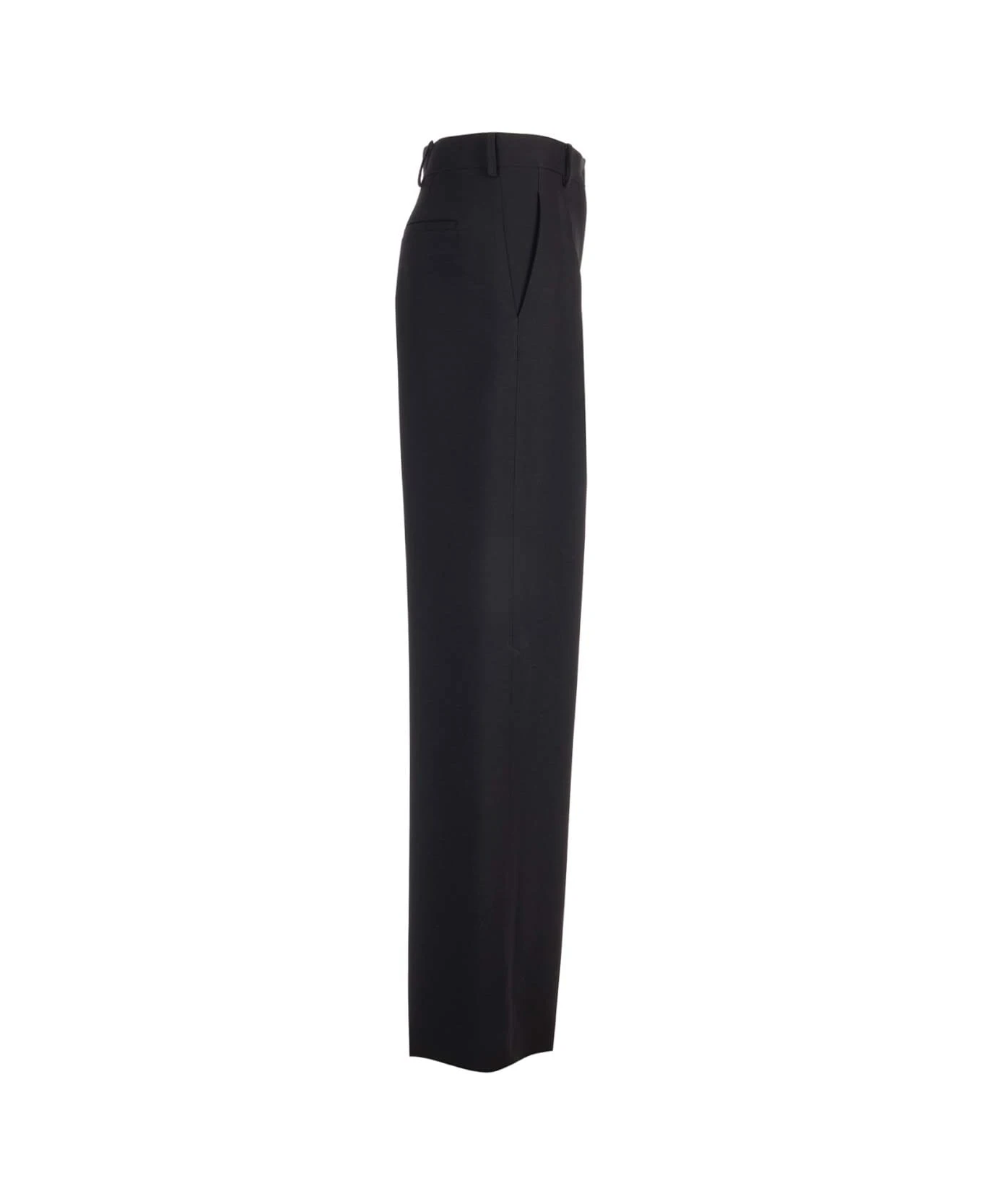 Valentino Garavani Crepe Couture Wide Leg Trousers 3 Valentino Garavani Crepe Couture Wide Leg Trousers - Image 3
